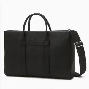 [NS홈쇼핑][헤지스ACC] HJBA5F031BK 블랙 단색 소가죽 서류가방[35493681]