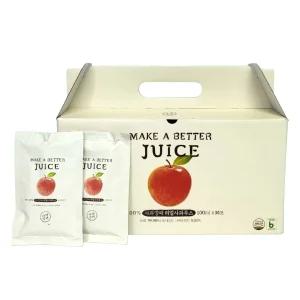 [HACCP] 사과깡패 리얼사과즙 리얼사과주스 100ml x 30팩 (100%사과착즙주스, 건강음료)