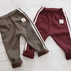캐주얼한 어린이 코디 속바지 화이트 라인 레깅스 아기 트레이닝복 집단체복 쫄쫄이 초등 아동 팬츠