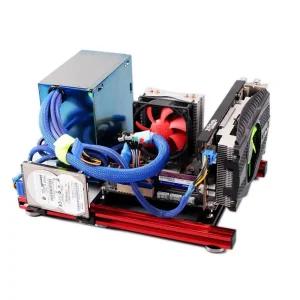 미니 섀시 ITX 섀시 컴퓨터 소형 소형 랙 알루미늄 랙 보드 섀시 오픈 Matx 마