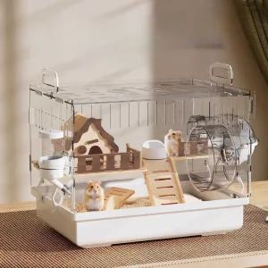 햄스터 케이지 대형 투명 놀이터 고슴도치 친칠라 리빙박스 은신처