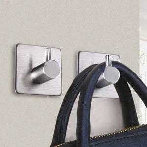 [골드스마일]벽 스테인리스 걸이 부착 접착식 고리 도어 후크 헹거