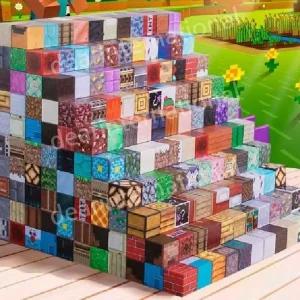 마인크래프트 자석 놀이 만들기 블록 조립 블럭