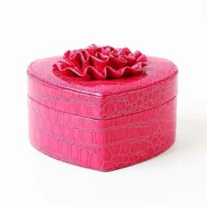 가죽 보석함 목걸이 팔찌 주얼리 브로치 수납함