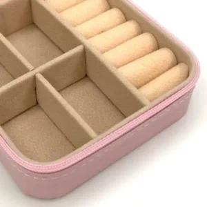 휴대용 악세서리 보관 미니 보석함 핑크 보석함 돌반 보석함 돌반지정리함