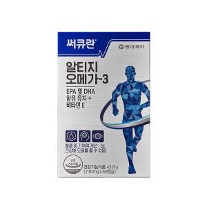 [유통기한 임박] 써큐란 알티지오메가-3 60캡슐, 1개