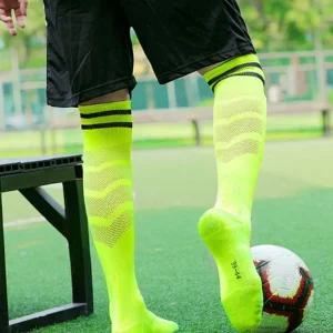 프라픽  축구 양말 스포츠 장목 논슬립 고탄력 스타킹