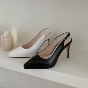 인기상품 직장인 여자 구두 가보시 슬링백 하이힐 [W9E9396_250918]