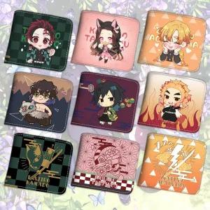 귀멸의 칼날 반지갑 네즈코 이노스케 귀칼 탄지로 캐릭터 남자 쇼트 지갑