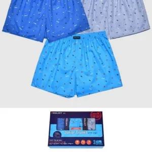 주니어 10대 3매 남성트렁크 사계절 편안한 쾌적한