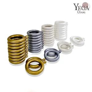 [부자재] 25mm커튼링 4Color / 골드 실버 크림 화이트 고리 커텐링