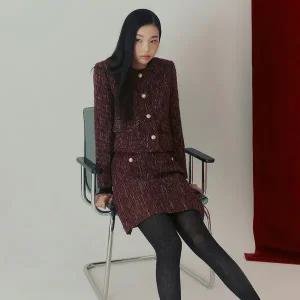 [케네스레이디](센텀시티점)[BYLYNN] 레블렛 트위드 미니스커트 EGSKOK8200