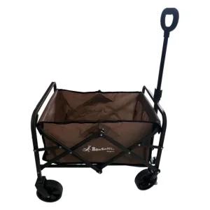 벤소닉 아웃도어 캠핑웨건 접이식 카트 손수레 (브라운) 1개 / 써클