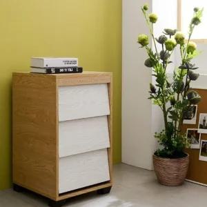 아일랜드서랍장 안방슬림서랍장 3단 원목 서 깊은 속옷장 아기옷