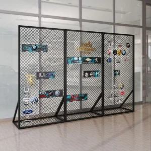 네트망 파티션 진열대 메쉬망 철제 스탠드 펜스 디스플레이