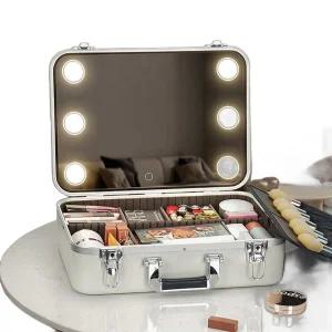 박나래 메이크업박스 휴대용 대용량 화장대 LED 메이크업