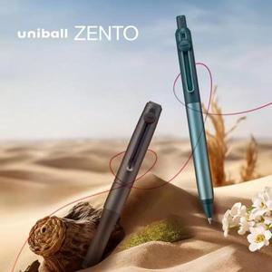 새로운 Uni uniball Zento Metal 0.38mm/0.5mm 시그니처 젤 펜 플로우 모델 알루미늄 그립 매우 부드러운