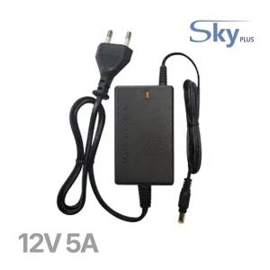 DC 12V 어댑터 5A 국산 전원 아답터 코드 일체형 AC220V 하늘컴플러스