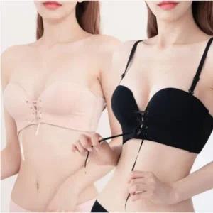 오프숄더노와이어브라 볼륨업코르셋 노와이어뽕브라