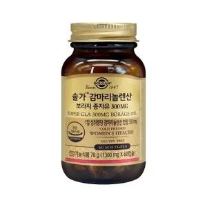 솔가 감마리놀렌산 보라지 종자유 300mg 1300mgX60캡슐_23236428