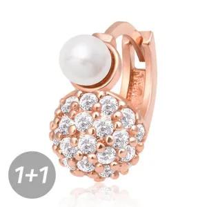 미니아트 벨라 진주 14K 금침 링 피어싱 귀찌 원터치 귀걸이 2종