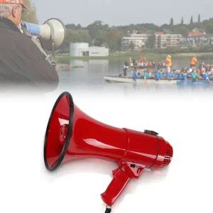 휴대용 메가폰 운동회 행사용 야외 배터리 확성스피커 휘슬확성기