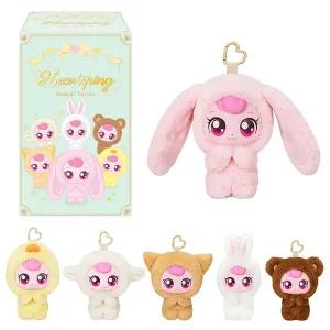 SAMG-프린세스 캐치티니핑 하츄핑 애니멀시리즈 서프라이즈 플러시 키링(랜덤)