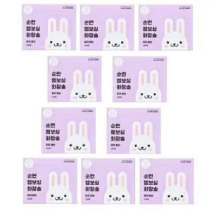 [셀러허브][화이트래빗] 화이트래빗 엠보싱 토끼엠보 화장솜 100매x10박스 (S41365268)