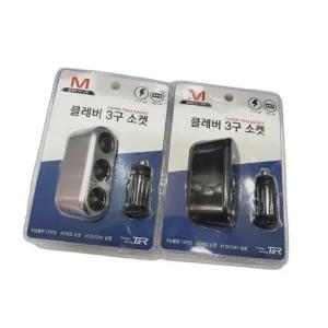 클레버 3구소켓 멀티소켓 차량용 3구소켓 멀티소켓 다용도소켓 차량용 시거잭