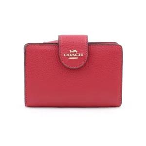 [명품] 반지갑 여자 명품지갑 가죽 똑딱이 지갑 코너 짚 CBO41IMDN8