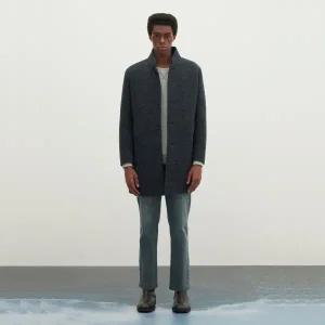 [롯데백화점]인디안 [광복점]중년 남성 울혼방 글렌체크 코트 MUEEH4WA12156GL