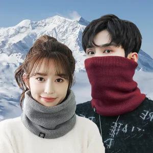 남녀공용 Q22 목폴라 겨울 방한 보온 목토시 목도리 니트 털 넥게이터 등산 골프 산책 출근