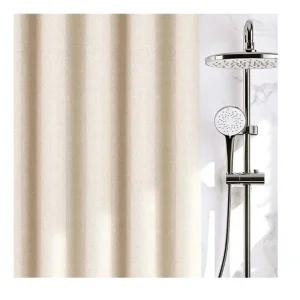 패브릭 샤워 커튼 호텔 욕실 방수 칸막이 욕조 화장실