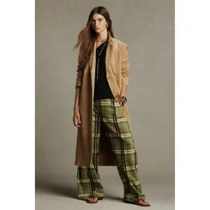 (MD PICK) ZARA ZW 컬렉션 LIMITED EDITION 스웨이드 가죽 코트 - 베이지 2969063450 124291