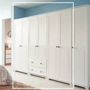 보루네오 라보떼 센스 갤러리 2400 싱글장 세트(이불장+옷장+서랍둘옷장) AX43