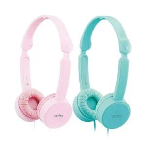 아동 헤드셋 휴대용 접이식 키즈 어린이 헤드셋 유아 청력 보호 학습용 여행용 온라인 귀마개 볼륨 제한