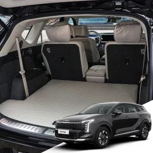 스포티지 NQ5 본투로드 하이브 가죽 퀼팅 자동차 트렁크매트 전차종 호환 바닥만