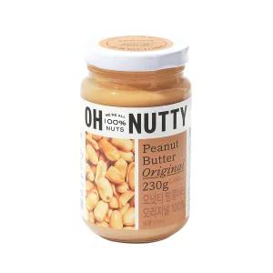 오넛티 땅콩버터 땅콩잼 오리지널 100프로 230g 1개