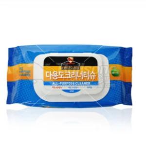 차량용 실내 세차 크리너 티슈 70매 전기렌지 핸드폰 자동차 세척 멸균 책상 개