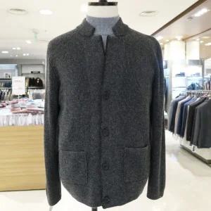 [대구백화점][기타]남성 그레이 자켓변형 니트가디건(ZOWNC455)