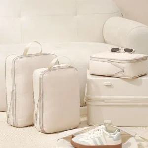 압축 백 다용도 캐리어 정리함 여행용 압축 파우치 수납 케이스 트래블 캠핑 침구 속옷 4종 이불 수트