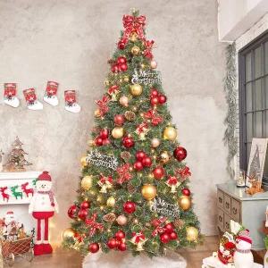 MLSTORE 골든벨 트리 장식세트 (270CM 트리용) 크리스마스오너먼트세트 크리스마스트리장식소품