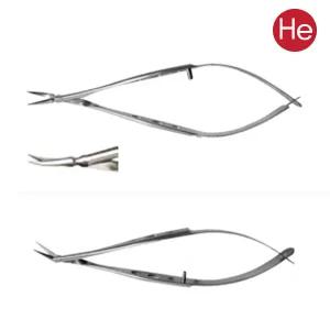 바나스 가위 8cm 8mm 곡 수술용 전문가용 드레싱 핀셋통 포셉 의료용 진찰용 He 재사용가능범용수동식의료용핀셋