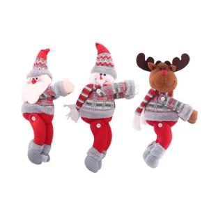 커튼 고정 루돌프 인형 산타 커튼 눈사람 허그 크리스마스 인형 돌