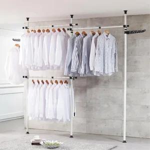 원룸 드레스룸 국산 튼튼 3단 시스템 행거 수납 스탠드행거 조립행거 좁은공간 추천