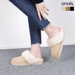 [하프클럽/]보아퍼 방한 털슬리퍼 1.5cm_25F144