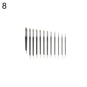 화붓 782 8호 1개 환 구성붓 스텐실붓 평붓 백붓 수채화붓 화홍948 아크릴물감 디자인붓