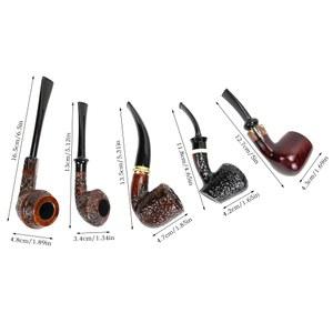 브라이어우드 담배 파이프 수제 흡연 절묘한 수공예품 사무실 연구 장식품