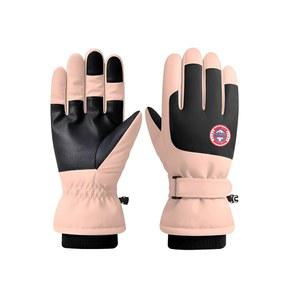 스키 하이킹 러닝을 위한 조절 가능한 끈적끈적한 버클 수트가 있는 남성용 멀티 밸류 방수 겨울 장갑, 터치스크린 장갑 방풍 스노우