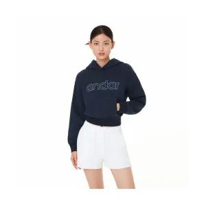 안다르 ANDAR 시그니처 자수 로고 크롭 후디 HD-33 286931